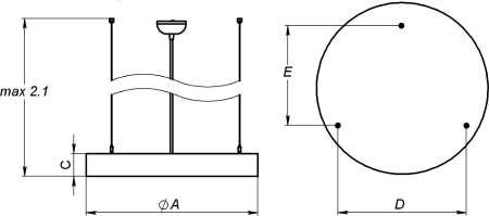 SOL FLD/P (1200x80) 98W 840 BK светильник
