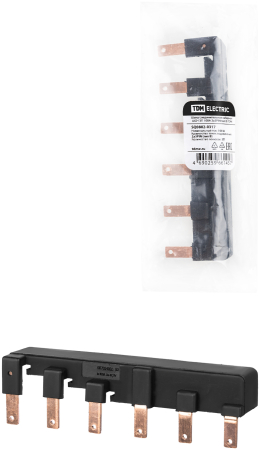 Шина соединительная наборная ШСН 3П 100А 2x3PIN(тип B) TDM