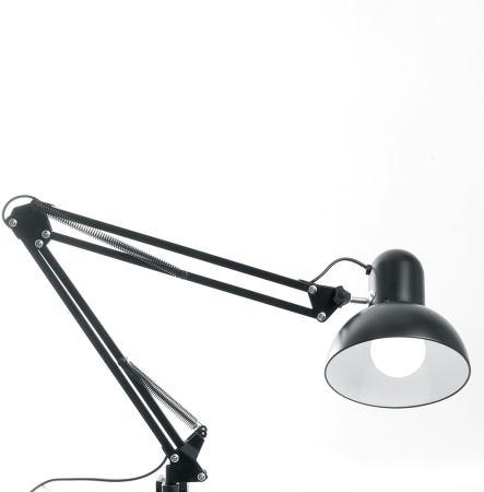 Светильник под лампу Feron DE1430 60W, 230V, патрон E27 на струбцине, черный