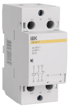 Контактор модульный КМ40-11 AC ИЭК