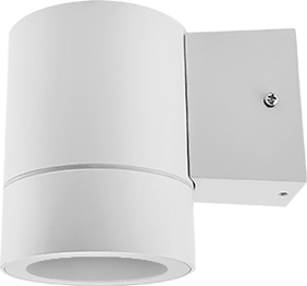 Светильник уличный односторонний ЦИЛИНДР-1П-GX53 пластик под лампу GX53 230B белый IP65 IN HOME