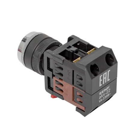 Переключатель АKS-22 черный c замком NO+NC EKF PROxima