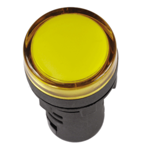 Лампа AD22DS(LED)матрица d22мм желтый 24В AC/DC IEK