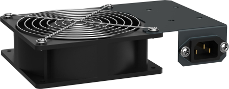 ITK Вент. панель 1 модуль С14 для шкафа 10" LINEA WS черная