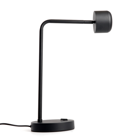 Светильник под лампу настольный Feron DE365 ECHO 12W, 230V, GX53, черный, с  антибликовой сеточкой