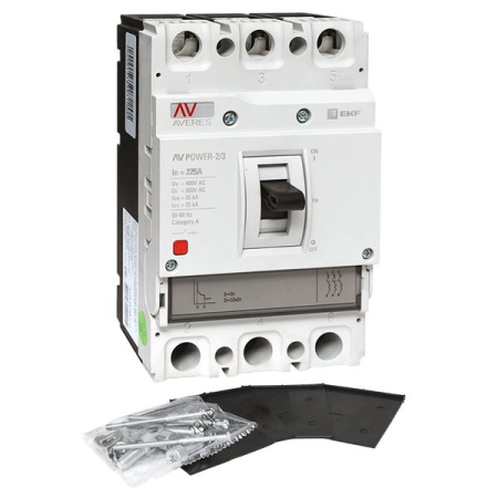 Выключатель автоматический в литом корпусе AV-POWER-2/3 225А 35кА TR EKF