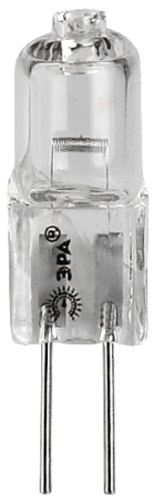 Лампа галогенная G4-JC-10W-12V  ЭРА (галоген, капсула, 10Вт, нейтр, G4)