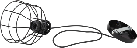 Подвес PL9 BK  ЭРА металл, E27, max 40W, d160 мм, черный