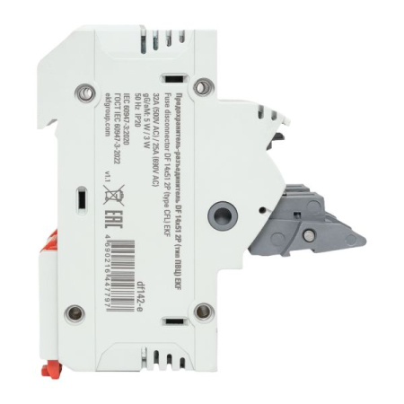 Предохранитель-разъединитель DF 14х51 2Р (тип ПВЦ)  EKF