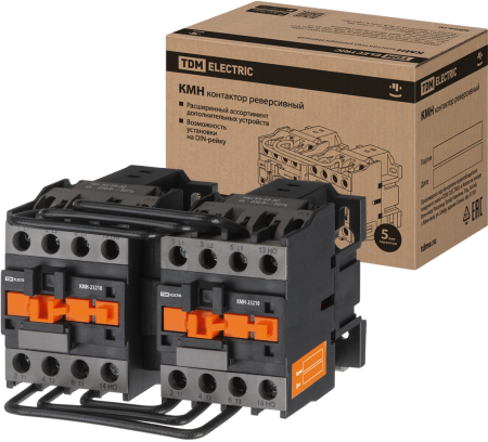 КМН-23230 реверс 32А 230В/АС3 2НО TDM