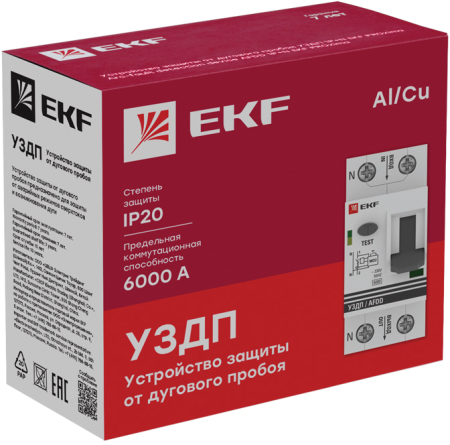 Устройство защиты от дугового пробоя (УЗДП) 2P 10А EKF PROxima