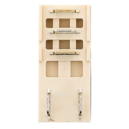 Реле промежуточное с кнопкой и мех. Индикацией RPAt 25/1 12A 230В AC EKF AVERES