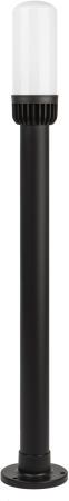 Садово-парковый светильник ЭРА НТУ 01-60-013 Поллар напольный черный IP54 Е27 max60Вт h1040мм