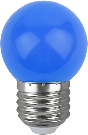 ERABL45-E27 ЭРА LED Р45-1W-E27 ЭРА (диод. шар син., 4SMD, 1W, E27, для белт-лайт) (10/100/6000)