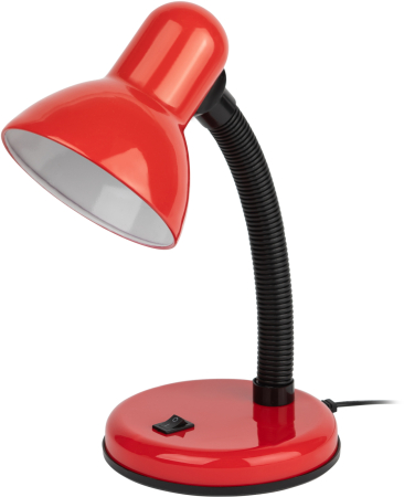 ЭРА наст.светильник N-120-E27-40W-R красный