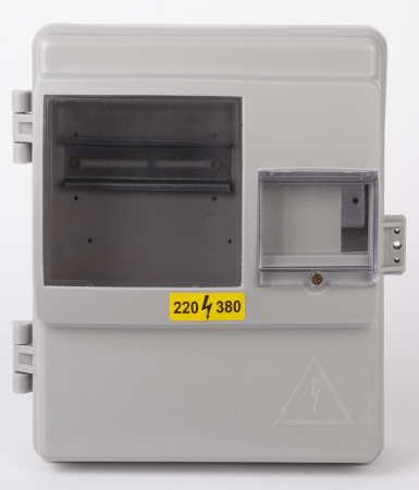 KDE_1  Корпус пластиковый ЩУРн-П 1/4 IP54 (КДЕ-1) ЭРА  KDE_1 (290х240х110)