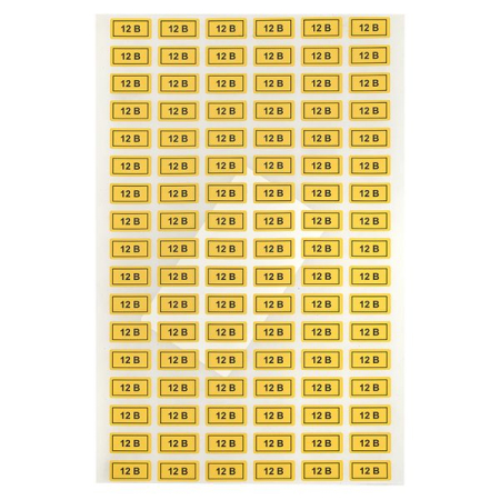Наклейка "12В" (10х15мм.) EKF PROxima