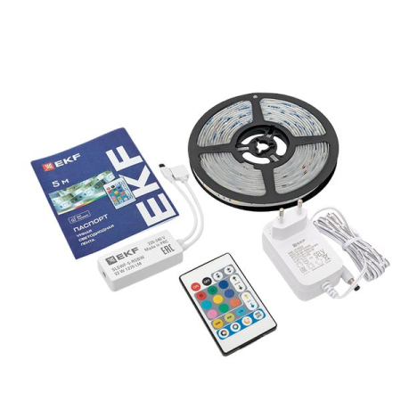 Умная светодиодная лента EKF Connect RGBW 5m