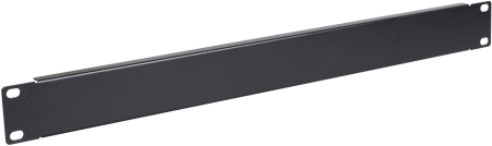 ITK Фальш-панель 1U черная