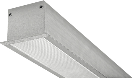 PROFILE R02 end caps with hole (set of 2 pcs)