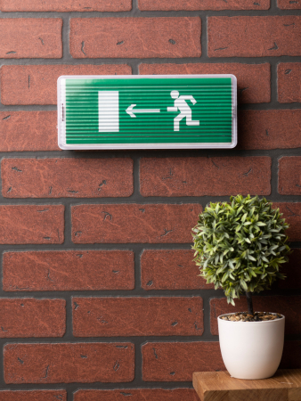 Пиктограмма "Направление налево" 320х120мм (для EXIT, SAFEWAY-40) EKF