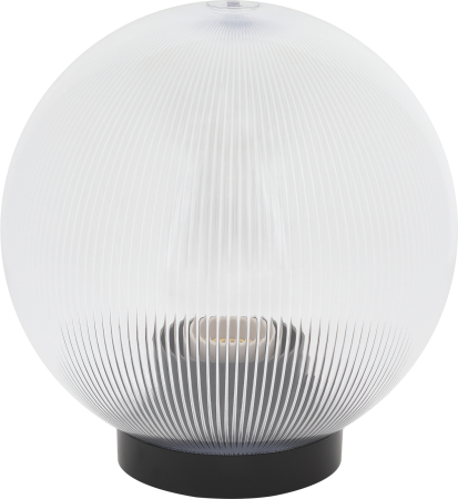 НТУ 02-60-202 ЭРА Светильник садово-парковый шар прозрачный призма D200mm Е27 (6/90)