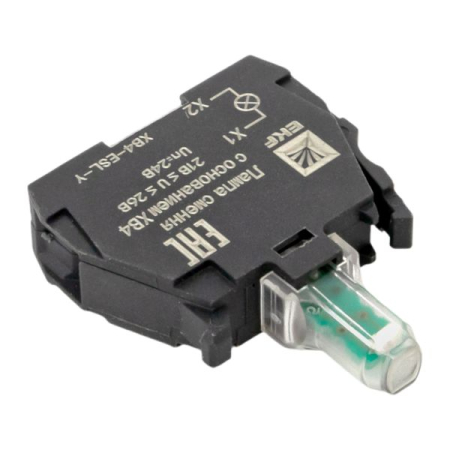 Лампа сменная c основанием XB4 желтая 24В EKF PROxima