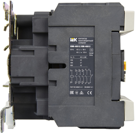 Контактор КМИ-48012 80А 230В/АС3 1НО;1НЗ IEK