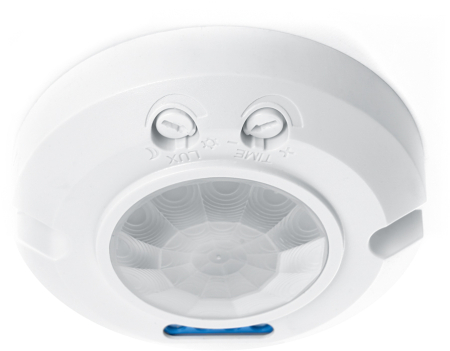 Датчик движения 400W 8m  120°(гориз.) 360°(верт.) белый SEN17