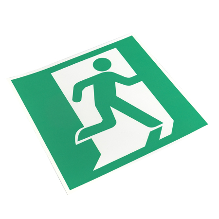 Знак "Выход здесь" (правосторонний) 200х200мм EKF PROxima