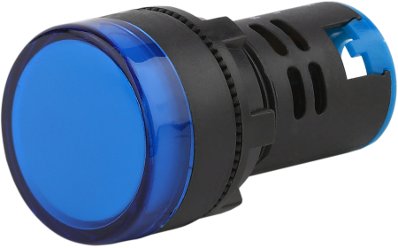 BLS10-ADDS-024-K07E  Лампа ЭРА BLS10-ADDS-024-K07E светосигнальная AD22DS LED матрица d22мм синий 24В AC/DC
