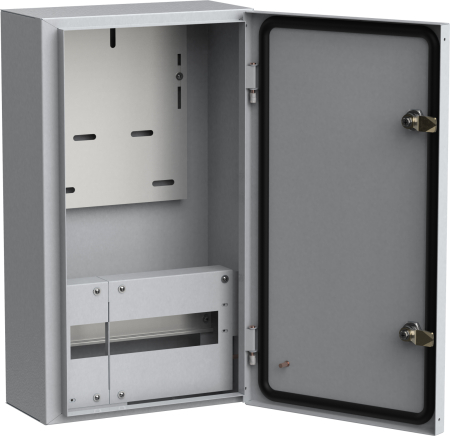 TITAN Корпус металлический ЩУРн-3/12 (540х310х165мм) IP54 без окна IEK