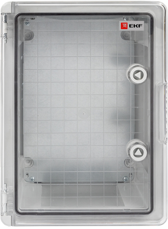 Щит пластиковый с монтажной платой прозр. дверь 500х400х180 мм IP65 EKF PROxima