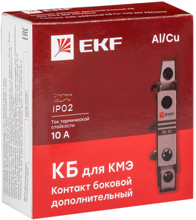 Контакт боковой дополнительный КБ-02 2NC для КМЭ EKF PROxima