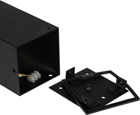 Садово-парковый светильник ЭРА ИНОКС-8410 напольный черный IP54 Е27 max60Вт