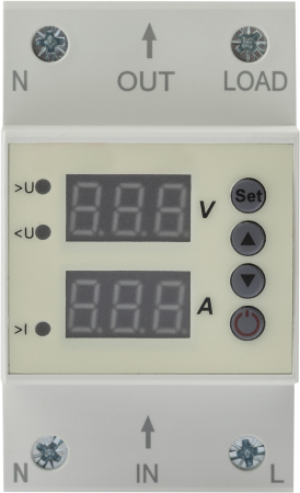 NO-903-42  Реле контроля напряжения и тока ЭРА PRO NO-903-42 РКНТ-1 63А эл. дисплей