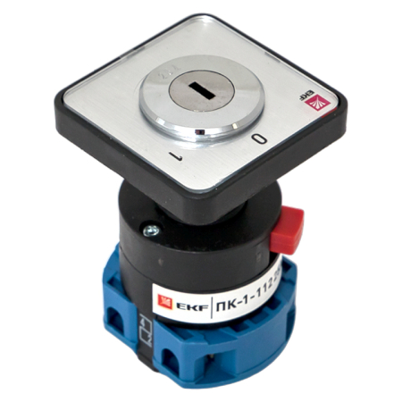 Переключатель кулачковый ПК-1-112 25А 2P «0-1» с ключом EKF PROxima