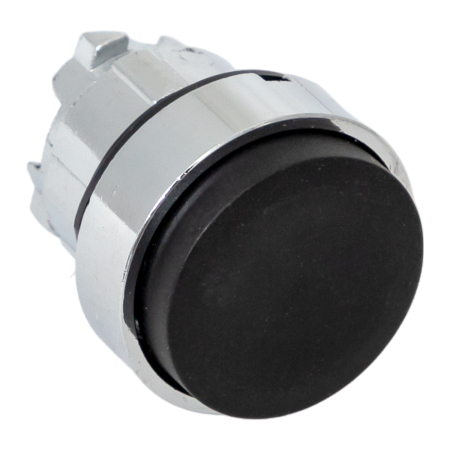 Исполнительный механизм кнопки XB4 черный выпирающая  возвратный без фиксации, без подсветки EKF PROxima