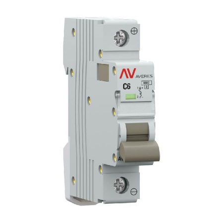 Выключатель автоматический AV-6 DC 1P  6A (C) 6kA EKF AVERES