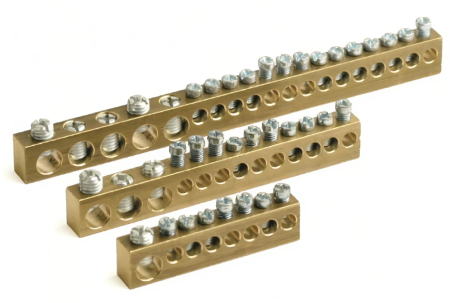 Шина латунная 7х6мм, 2х7,5мм, 2х9мм