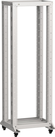 ITK LINEA F Стойка 2-рамная на рол. 42U 600х600мм серая