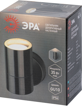 Светильник WL14  ЭРА Декоративная подсветка GU10 MAX35W IP54 хром