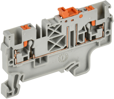 Колодка клеммная CP-DT измерит. нож. разм. 2,5мм2 серая IEK