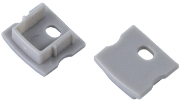 PROFILE S04 end caps with hole (set of 2 pcs)
