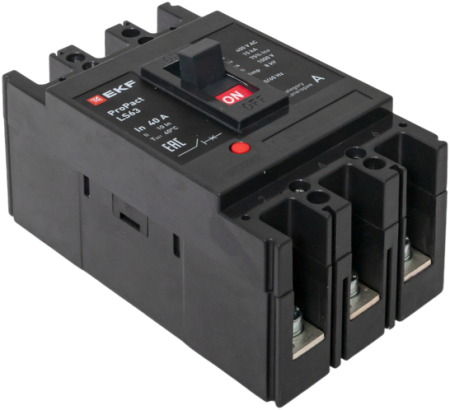 Автоматический выключатель LS63 15кА 3P 40А ProPact EKF