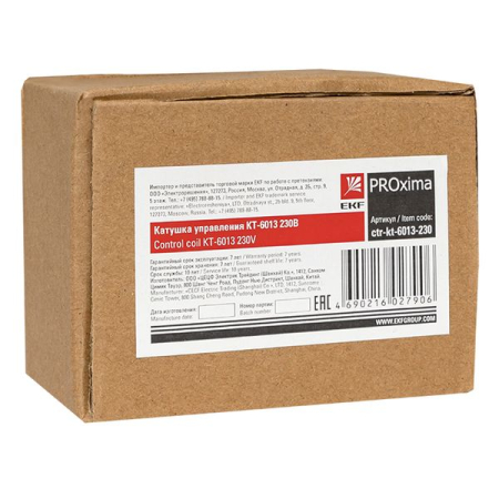 Катушка управления КТ-6013 230В EKF PROxima