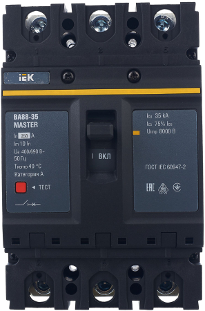 Выкл. авт. ВА88-35 3Р 250А 35кА MASTER IEK