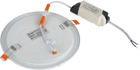 Светильник LED 1-12  ЭРА светодиодный круглый LED 12W 220V 6500K