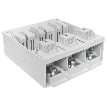 Выключатель-разъединитель УВРЭ v2 630А с дополнительным контактом (NO+NC) откидного типа под предохранители ППН (габ.3) EKF