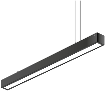 Светильник светодиодный линейный ДБО 1103 Опал 54Вт черный 4000К 1590х60х55 IP40 с БАП LUMA EKF
